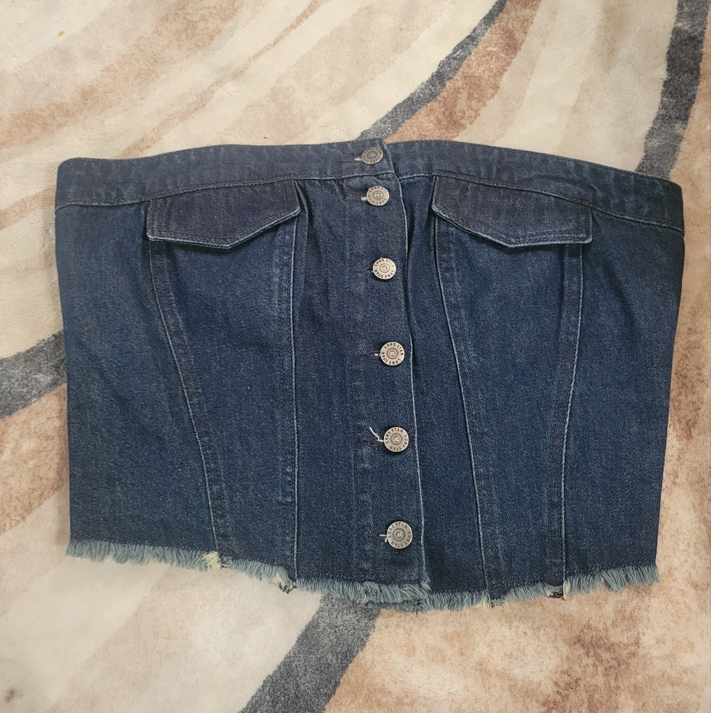 LONE STAR Denim Tube Top